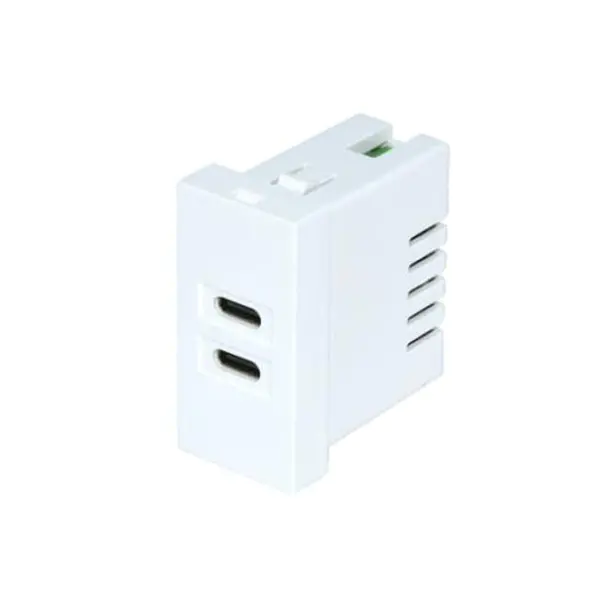 Twin Port TypeC+C Usb Şarj Cihazı Soket Modulu